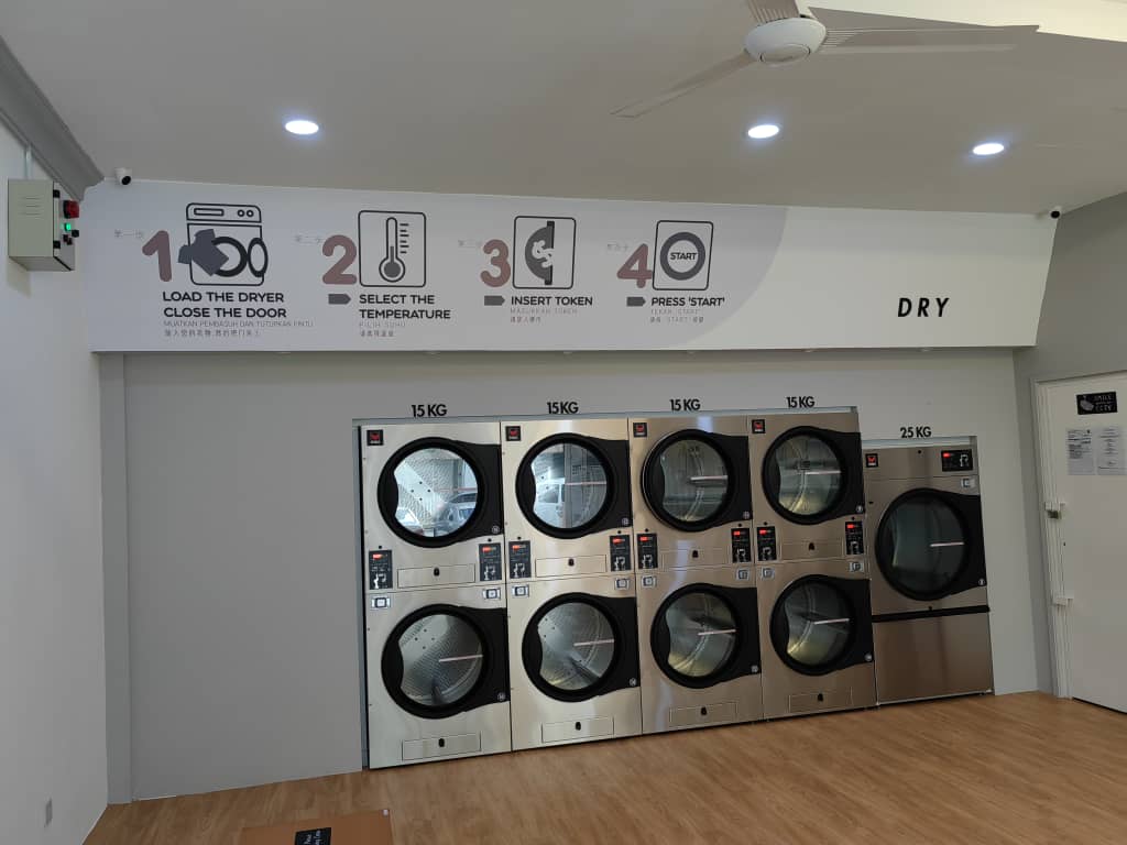 Coin Operated Laundry Shop In Kepong